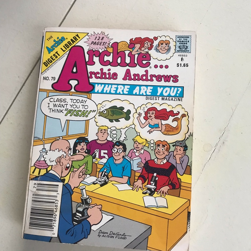 Archie Andrews Digest Magazine #79- Colorful Comic Cover
